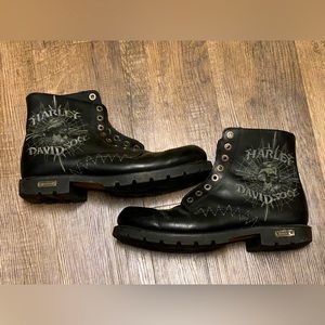 Harley Davidson Men’s Motorcycle Boots Size 11.5 - Affliction Style